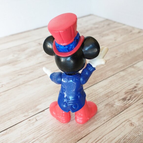 Disney Mickey Mouse Uncle Sam Figure McDonald’s Toy 4th of July Vtg 90s EPCOT - Picture 3 of 11